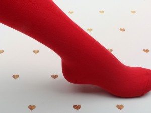 جوراب شلواری قرمز