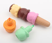 ماژیک هایلایت 5 رنگ بستنی قیفی