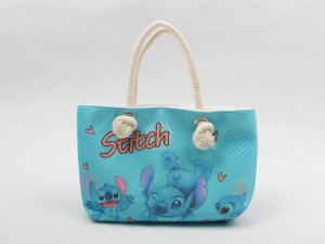 کیف دسته کنفی طرح Stitch