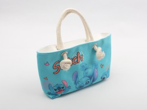 کیف دسته کنفی طرح Stitch