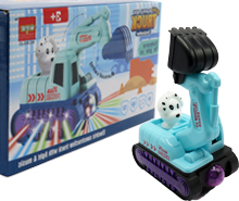 لودر چراغ دار موزیکال Mini Truck Playful Dog