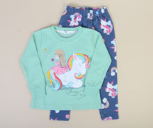 بلوز و شلوار با طرح اسب تک شاخ (یونیکورن) kido max