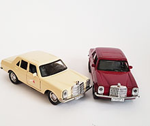 ماشین فلزی عقب کش بنز معماری کلاسیک