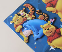 کاغذ کادو با طرح خرس پو