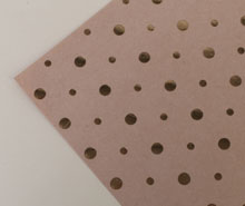 کاغذ کادو کرافت طلاکوب خالدار