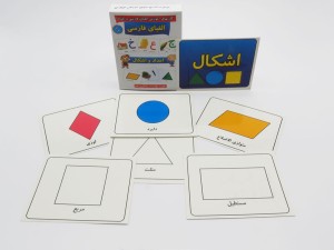کارت های وایت بردی الفبای فارسی ، اعداد و اشکال