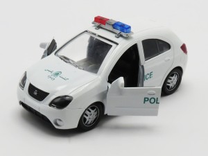 ماشین پلیس تیبا با درب بازشو