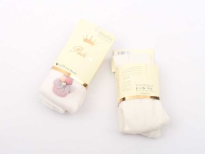 جوراب شلواری شیری رنگ (4-0 سال)