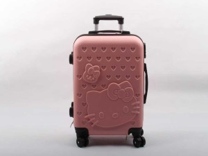 چمدان 20 اینچ کیتی گلبهی Hello kitty