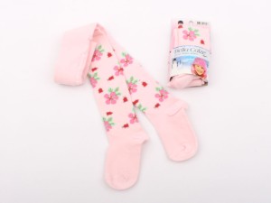 جوراب شلواری گلدار (4-3 سال)