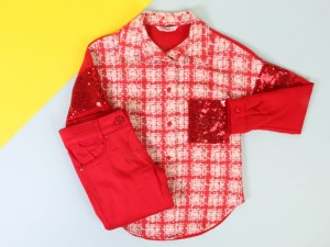 ست شومیز و شلوار دخترانه in city