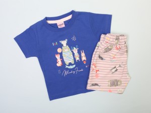 تیشرت و شلوارک نوزادی پسرانه kido max