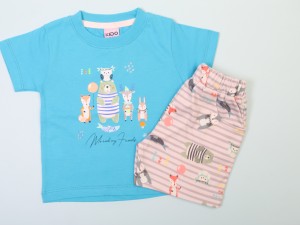 تیشرت و شلوارک نوزادی پسرانه kido max