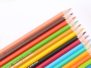 مداد رنگی 24 رنگ لوله ای آریا
