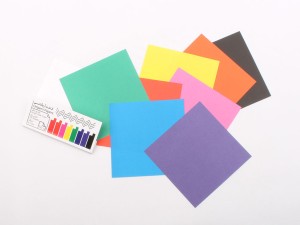 کاغذ اوریگامی رنگی (55 برگ)