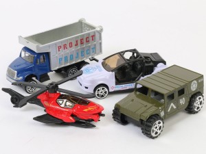 ست 4عددی ماشین های فلزی feisu