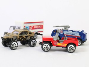 ست 4عددی ماشین های فلزی feisu