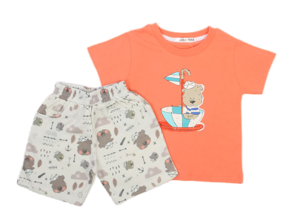 تیشرت و شلوارک راحتی پسرانه kido max