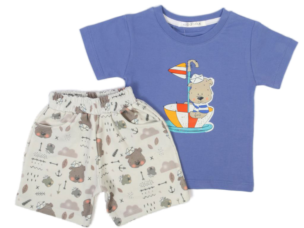 تیشرت و شلوارک راحتی پسرانه kido max