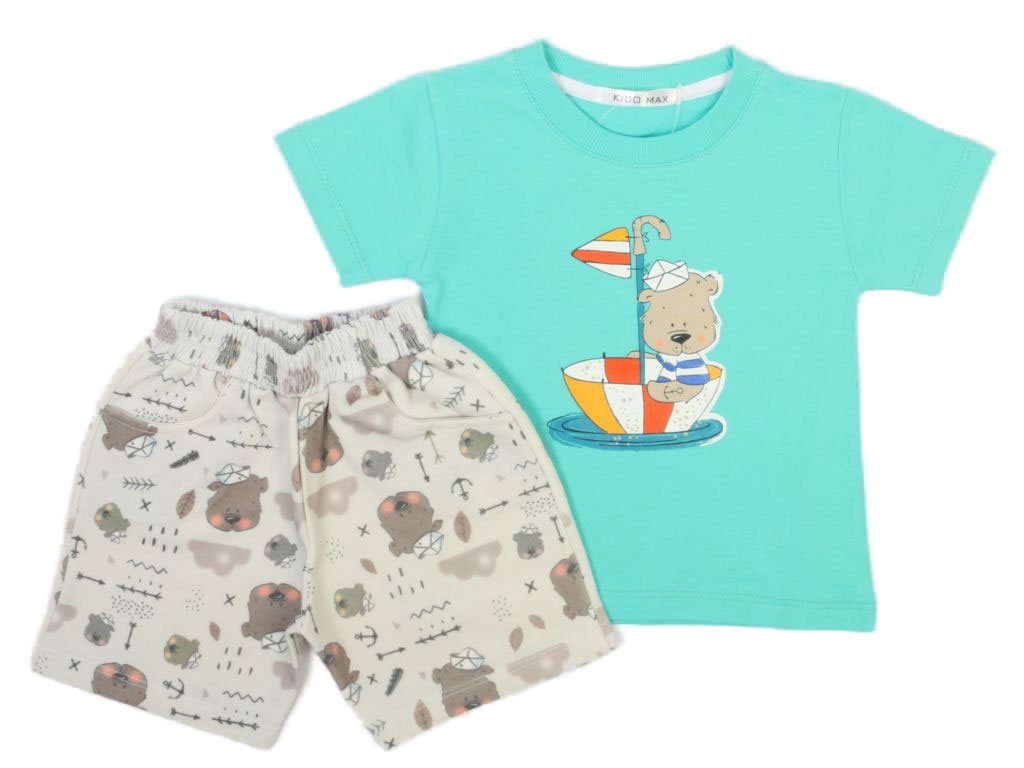 تیشرت و شلوارک راحتی پسرانه kido max