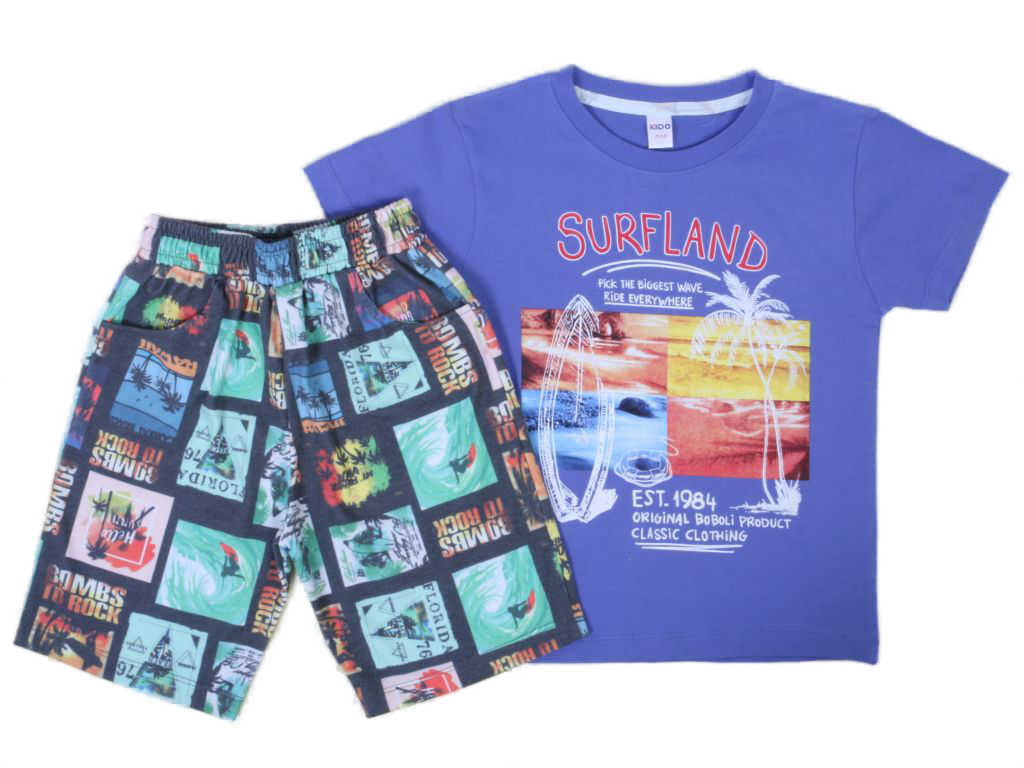 تیشرت و شلوارک راحتی پسرانه kido max