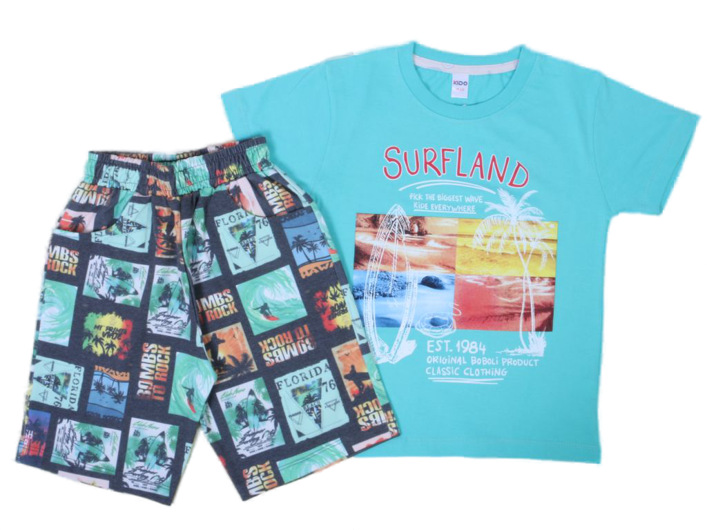 تیشرت و شلوارک راحتی پسرانه kido max