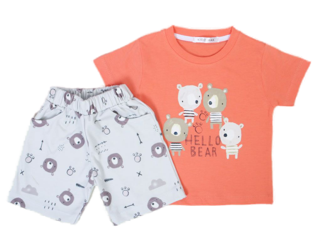 تیشرت و شلوارک راحتی پسرانه kido max