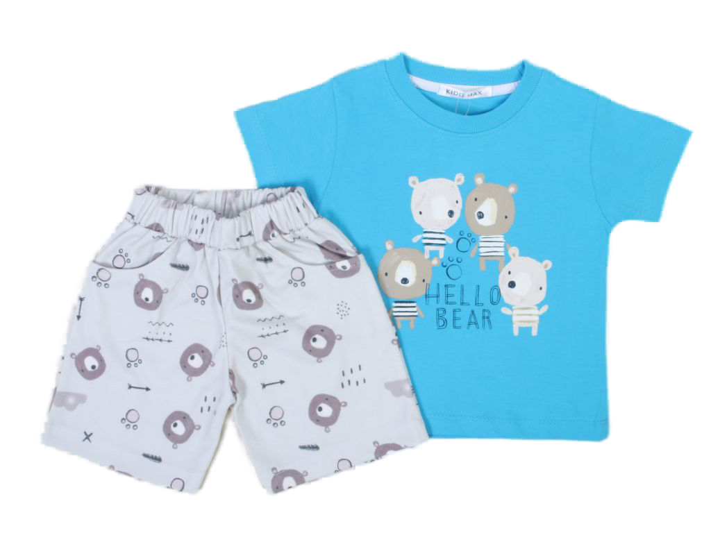 تیشرت و شلوارک راحتی پسرانه kido max