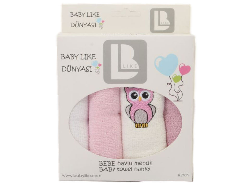 حوله دست و صورت 4 عددی بیبی لایک baby like