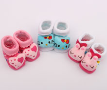 جوراب لبه دوبل استپ دار عروسکی (12-0 ماه)