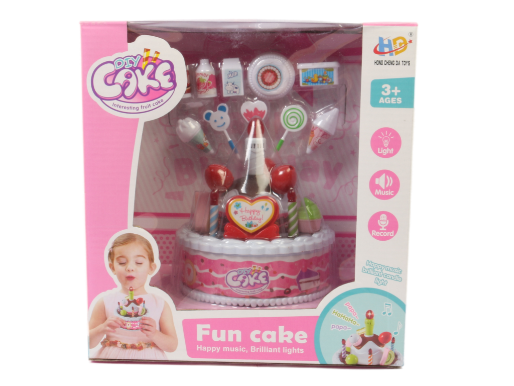 کیک تولد موزیکال با شمع سنسوری