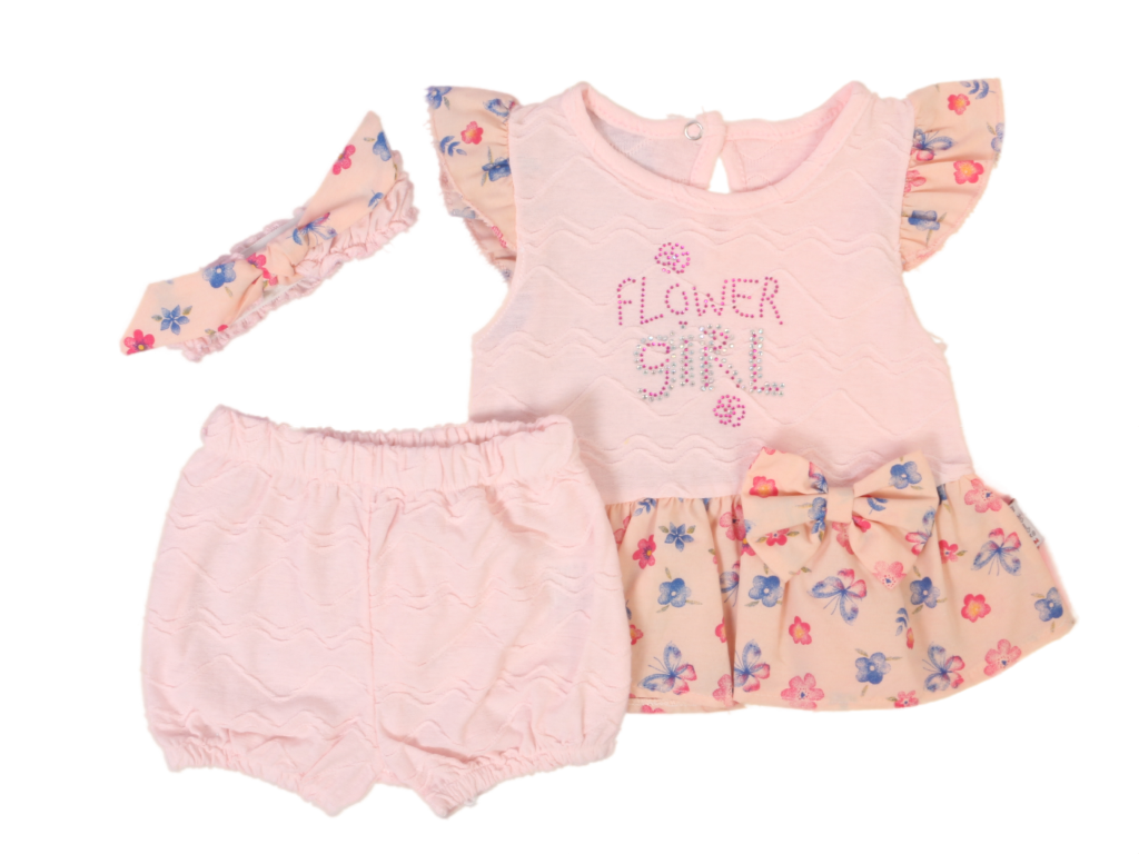 ست سه تکه نوزادی دخترانه modimix