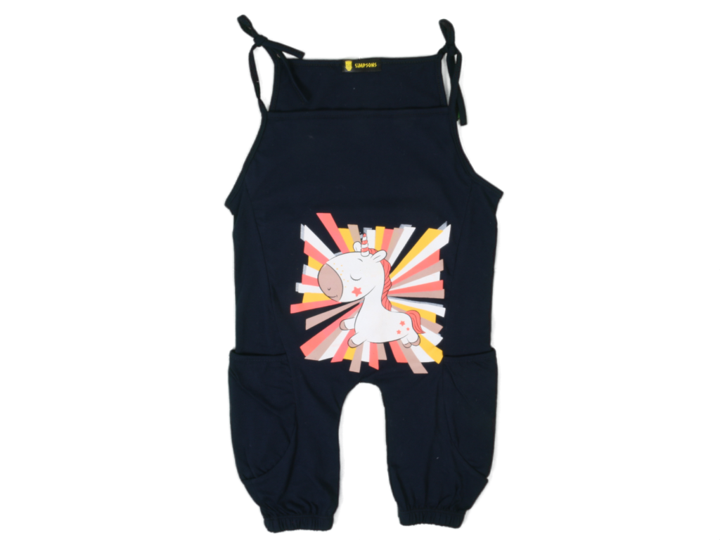 اورال نوزادی دخترانه با طرح اسب تک شاخ simpsons