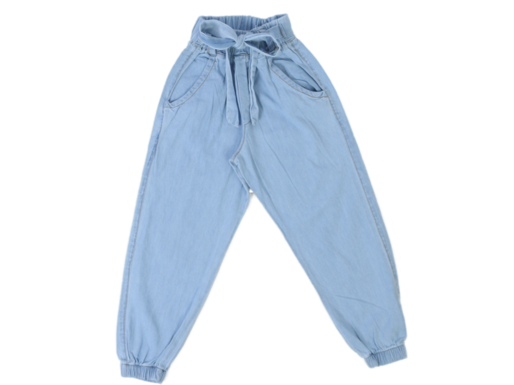 شلوار جین دخترانه گت دار