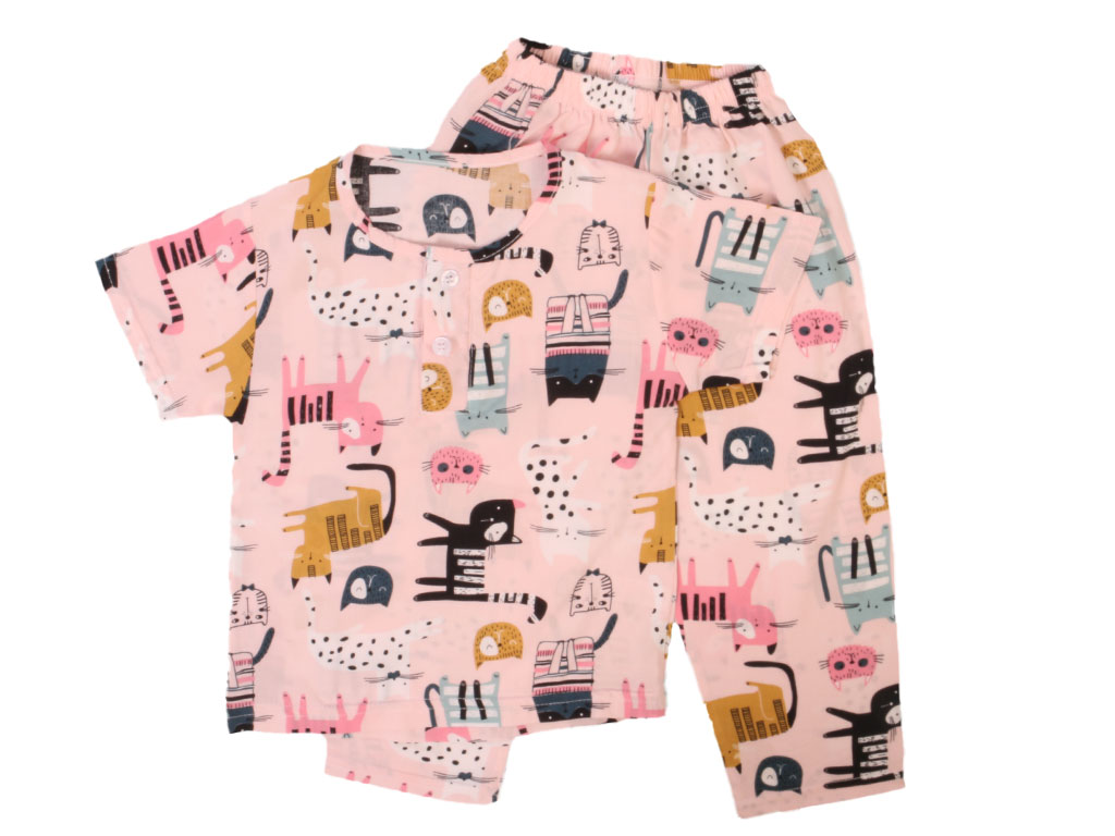 بلوز و شلوار راحتی نوزادی دخترانه bamshi