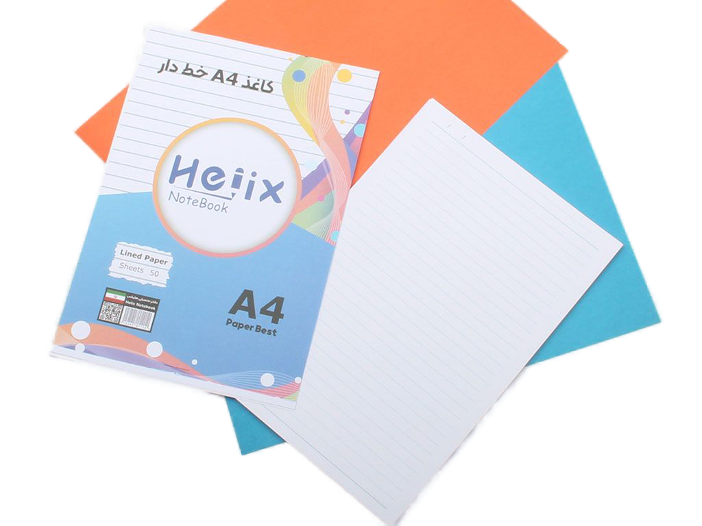 کاغذ A4 خط دار