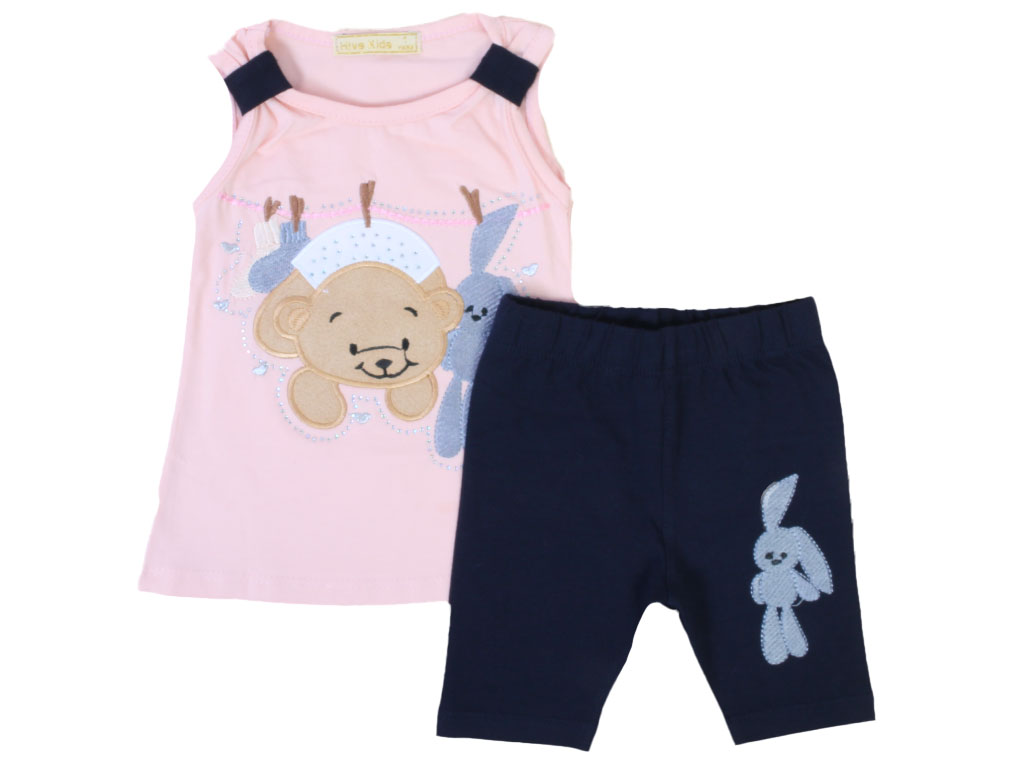 تاپ و ساق برمودا دخترانه hive kids