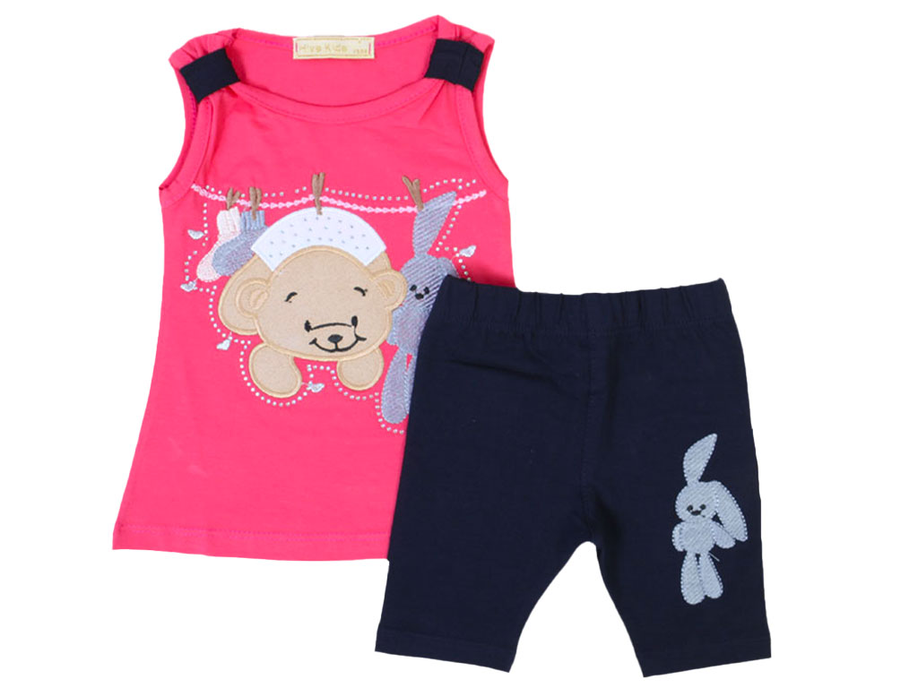 تاپ و ساق برمودا دخترانه hive kids