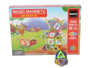 لگو مگ 58 تکه مغناطیسی