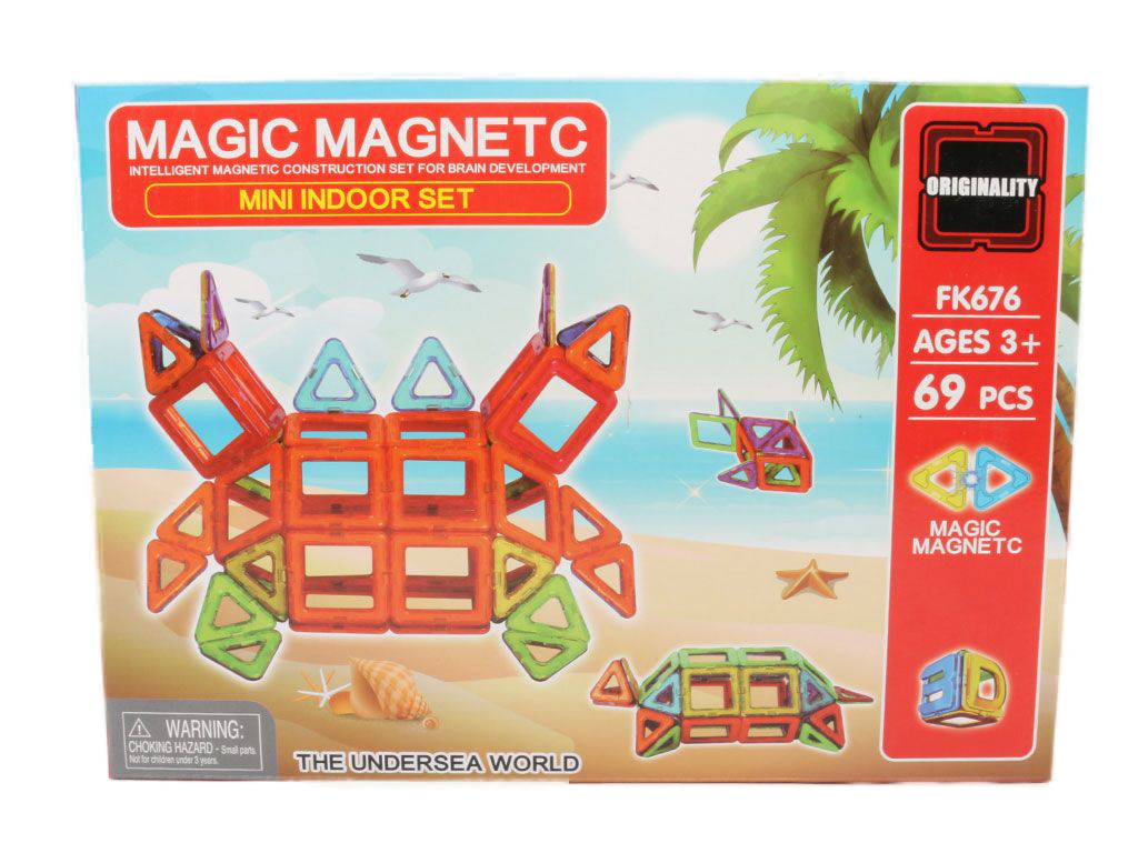 لگو مگ 69 تکه مغناطیسی