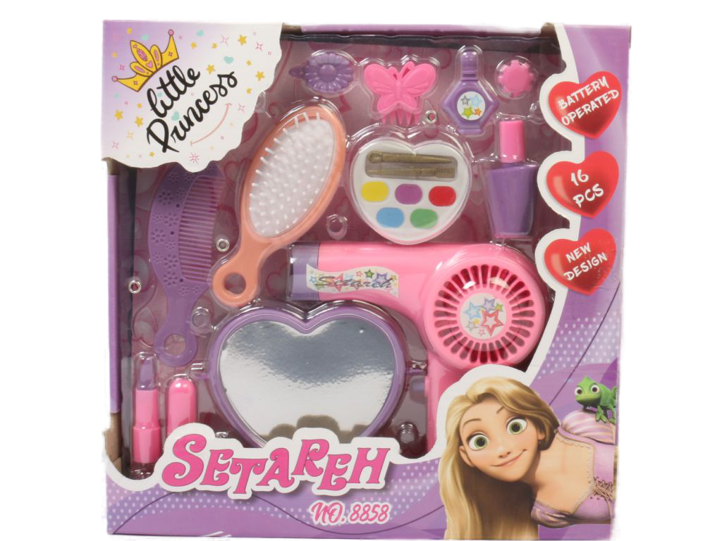 ست آرایشی با سشوار