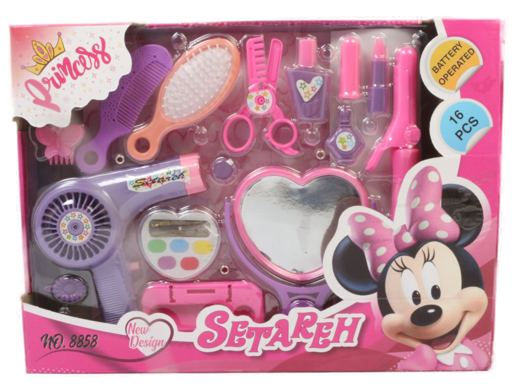 ست آرایشی با سشوار