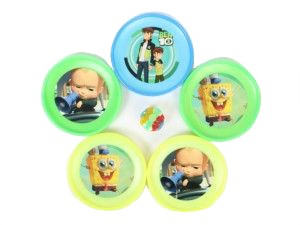 اسباب بازی چسبونک بشقابی طرح دار