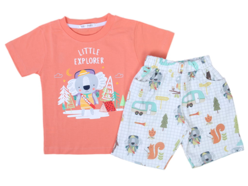 تیشرت و شلوارک راحتی پسرانه kido max