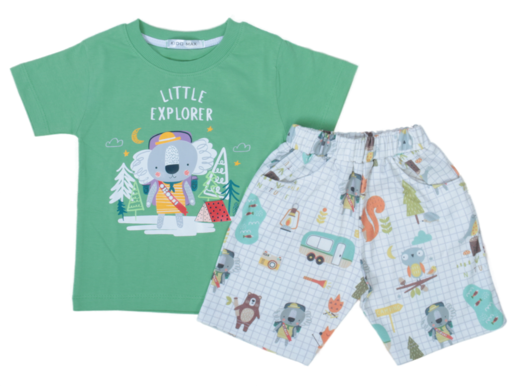 تیشرت و شلوارک راحتی پسرانه kido max