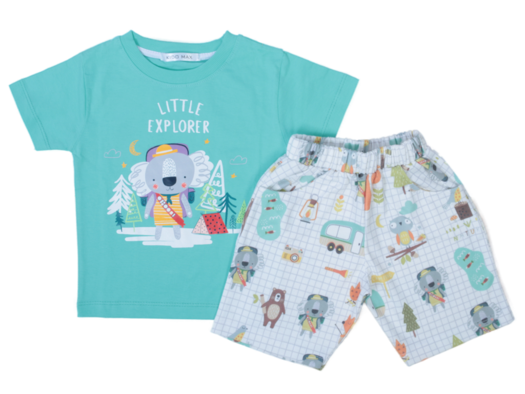 تیشرت و شلوارک راحتی پسرانه kido max