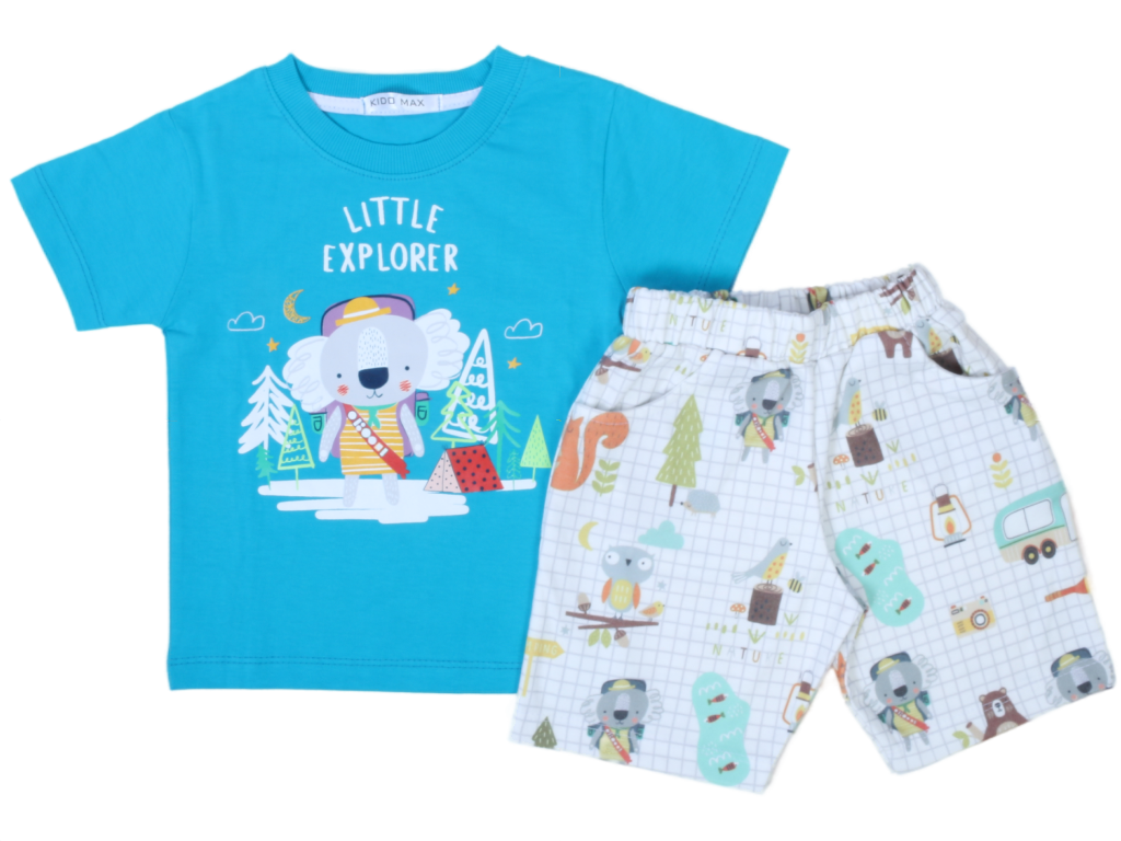 تیشرت و شلوارک راحتی پسرانه kido max