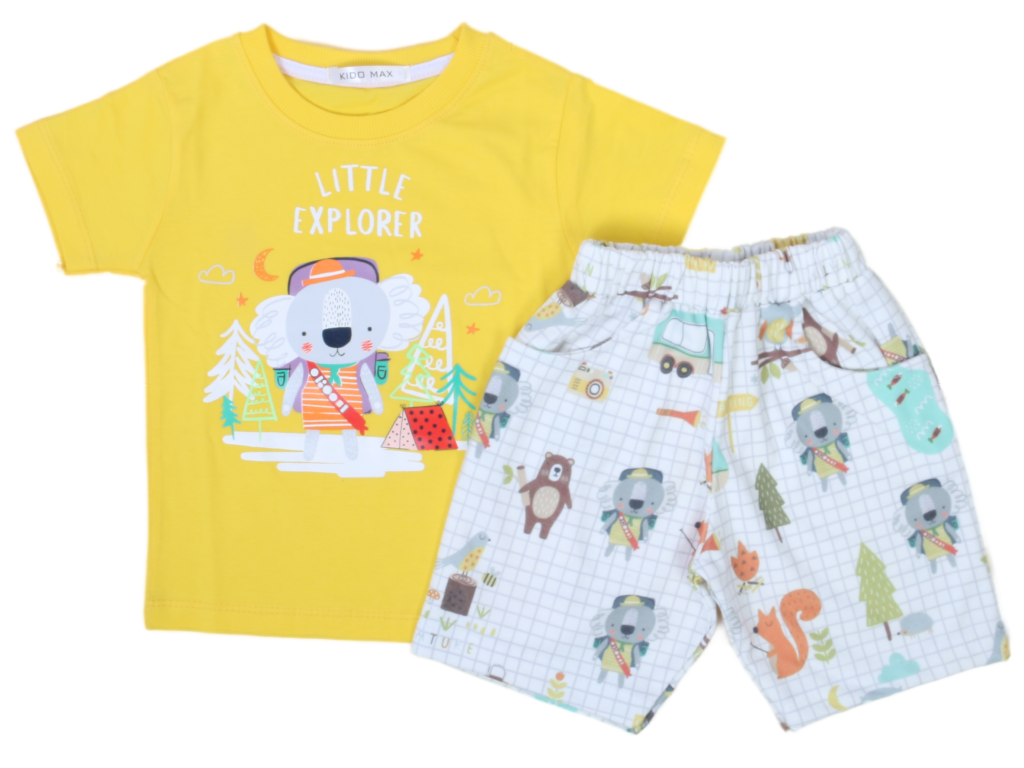 تیشرت و شلوارک راحتی پسرانه kido max