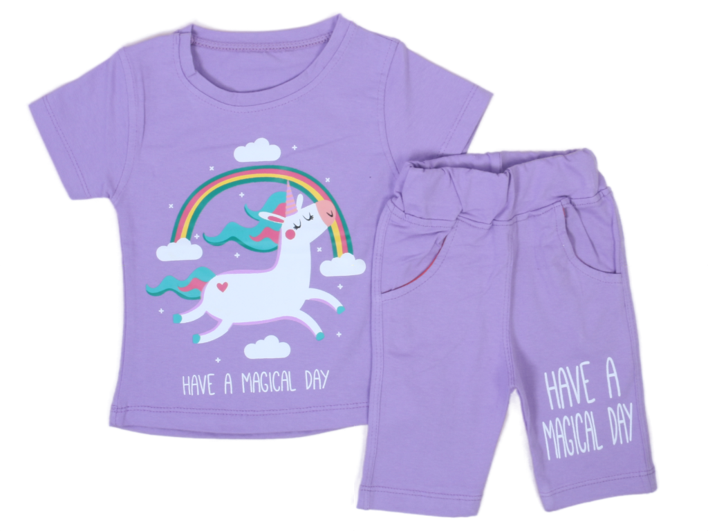 تیشرت و شلوارک دخترانه اسب تک شاخ  simpsons