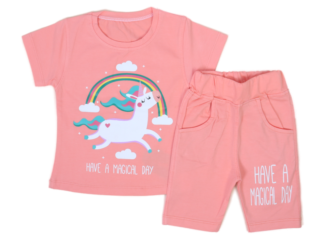 تیشرت و شلوارک دخترانه اسب تک شاخ simpsons